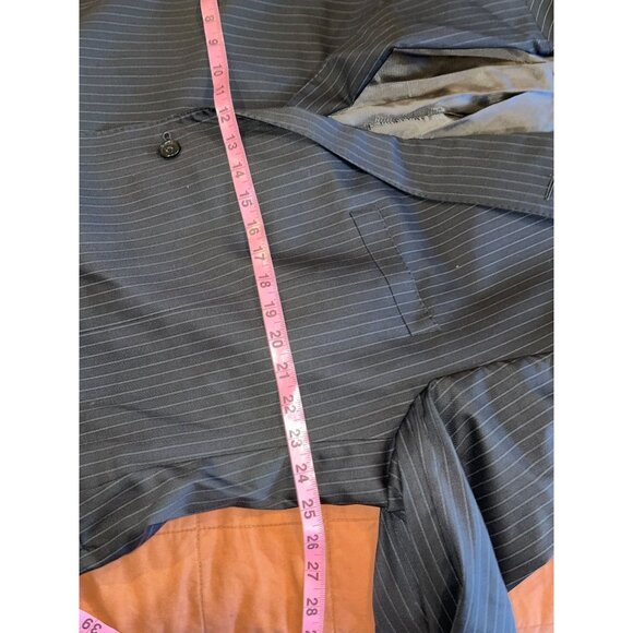 LORO PIANA Mens 100% Wool  Pinstripe Suit Jacket Blazer 2-Button Classic Fit 50 - Picture 5 of 8